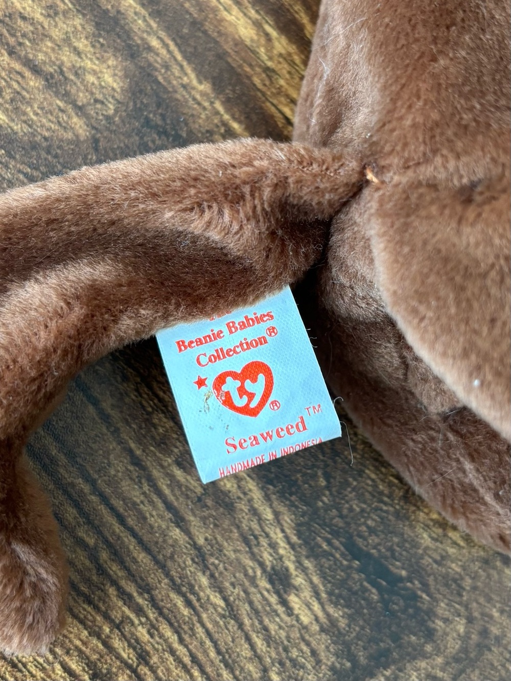 Ty Beanie Baby “Seaweed” the Otter - New With Tag (1996) Vintage/Rare - Picture 6 of 7